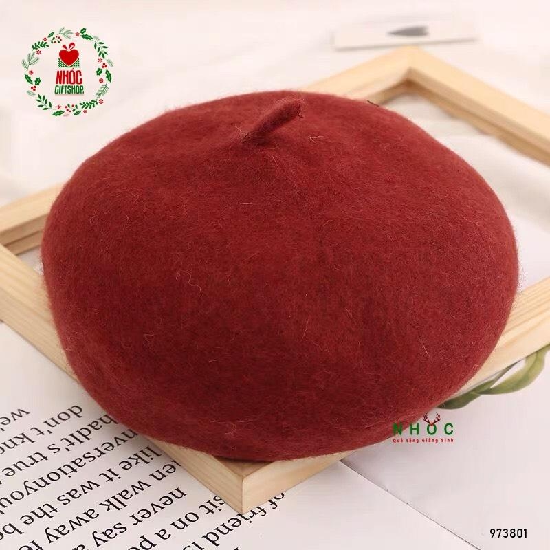Nón nỉ bánh tiêu - Nâu - 14001
