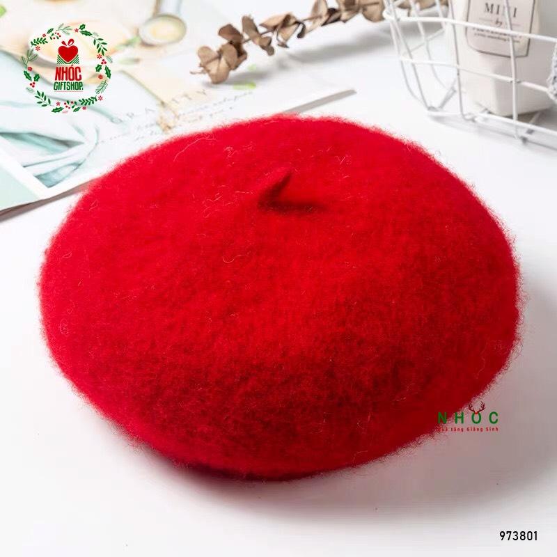 Nón nỉ bánh tiêu - Đỏ - 14001