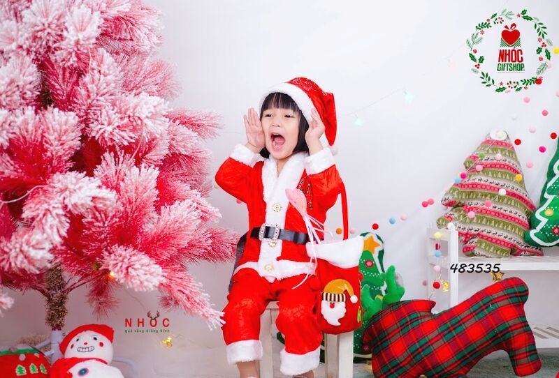 Đồ bộ nhung noel - Size 2 - 85120