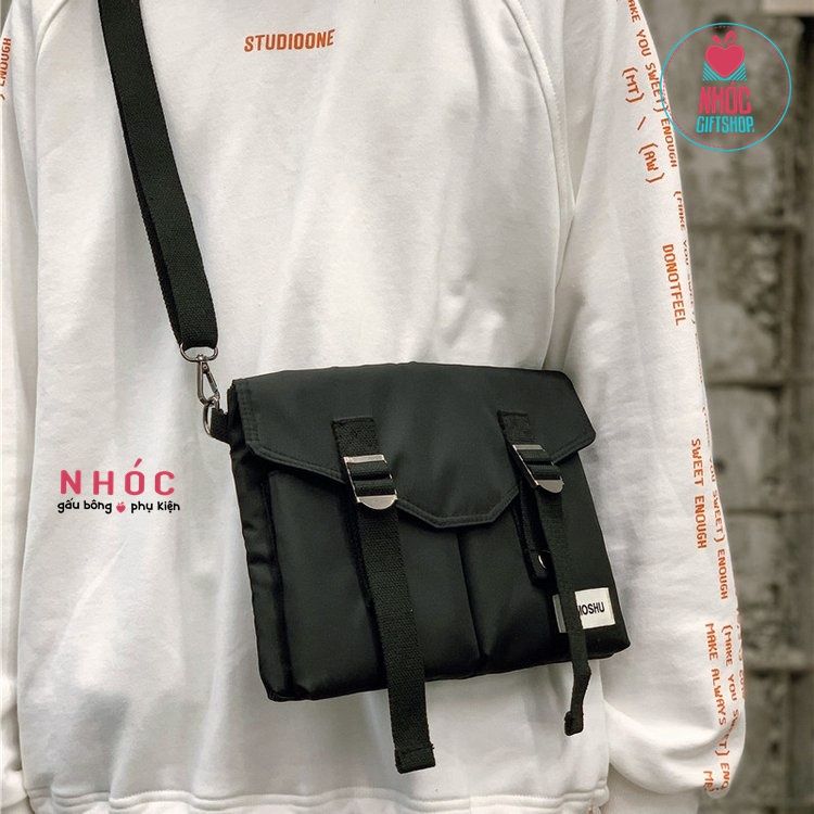 Túi đeo chéo kiểu bì thư - 26001 - Đen