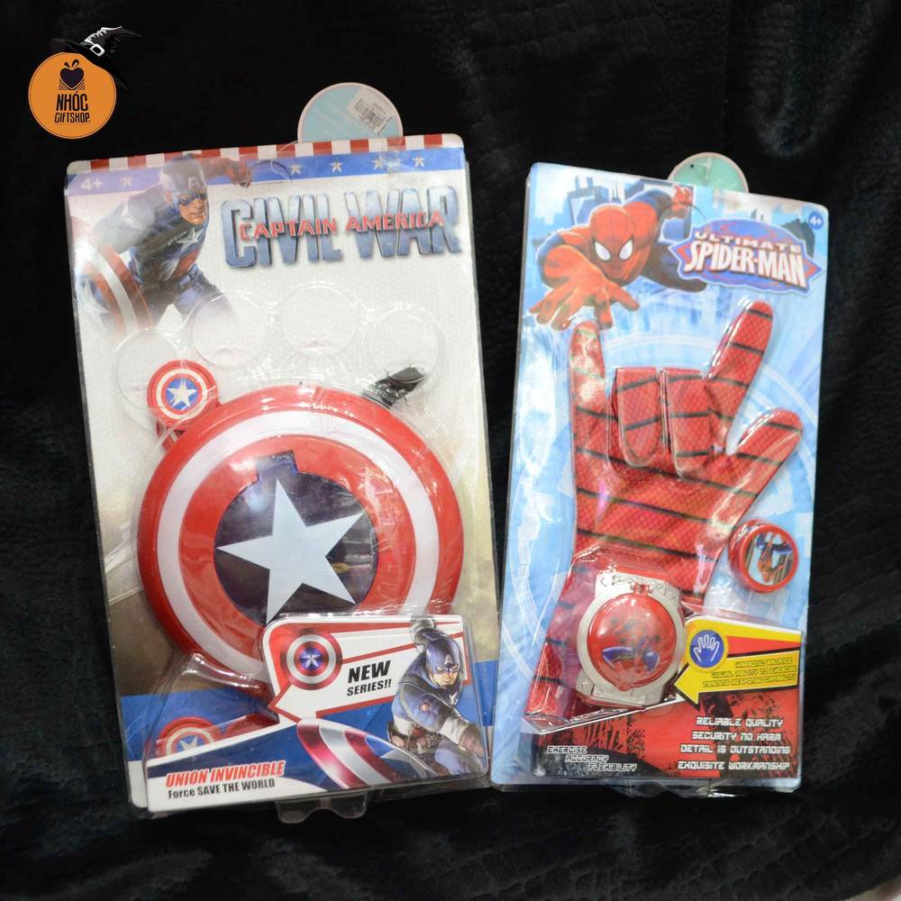 Bộ phụ kiện bao tay phép thuật - Captain american - 11001