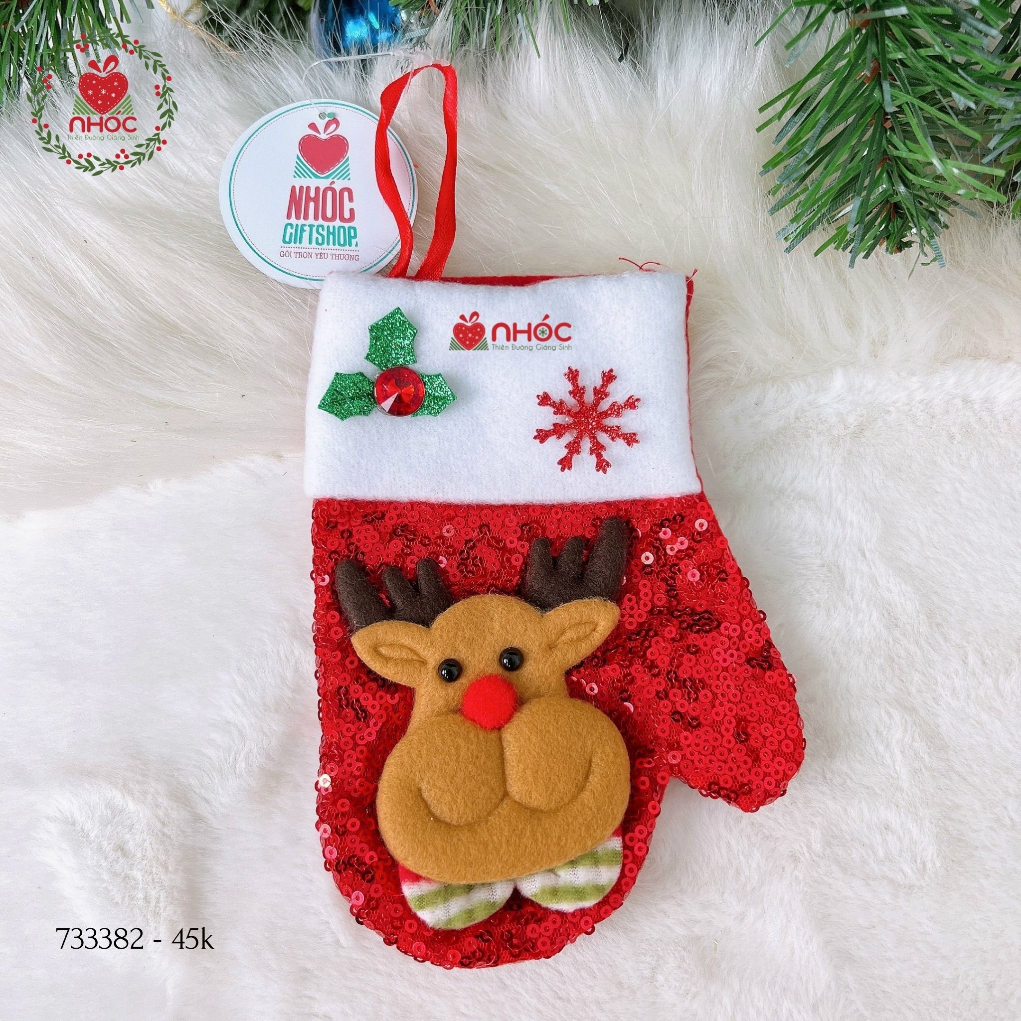 Bao tay noel kim sa - 4501 - Tuần lộc