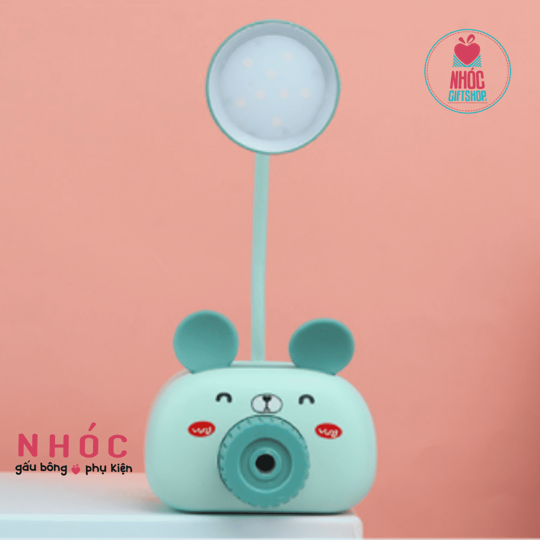Đèn ngủ gấu 4 trong 1 - Xanh da trời - 14001