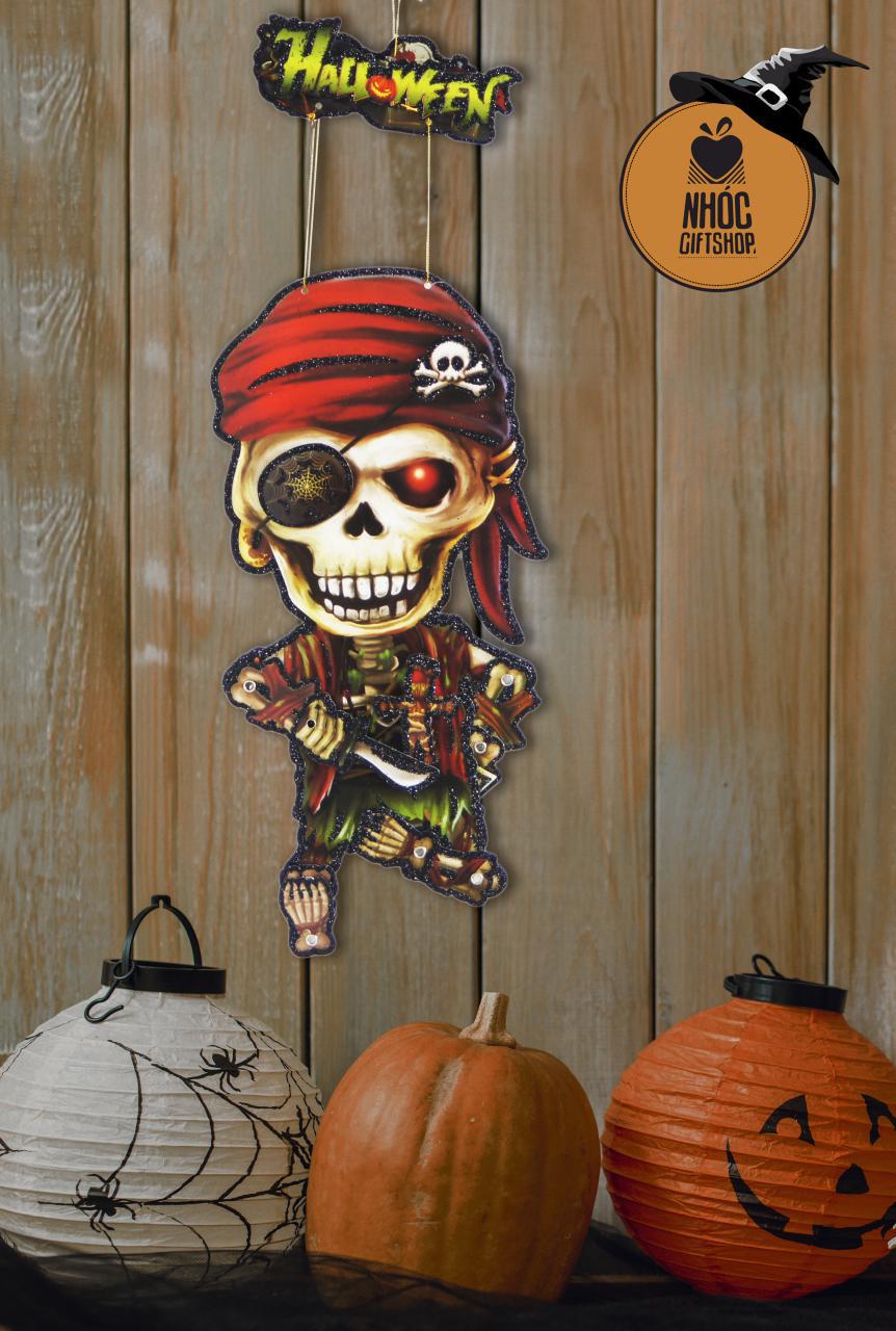 Mô hình giấy kim tuyến ma cướp biển Halloween - 7001
