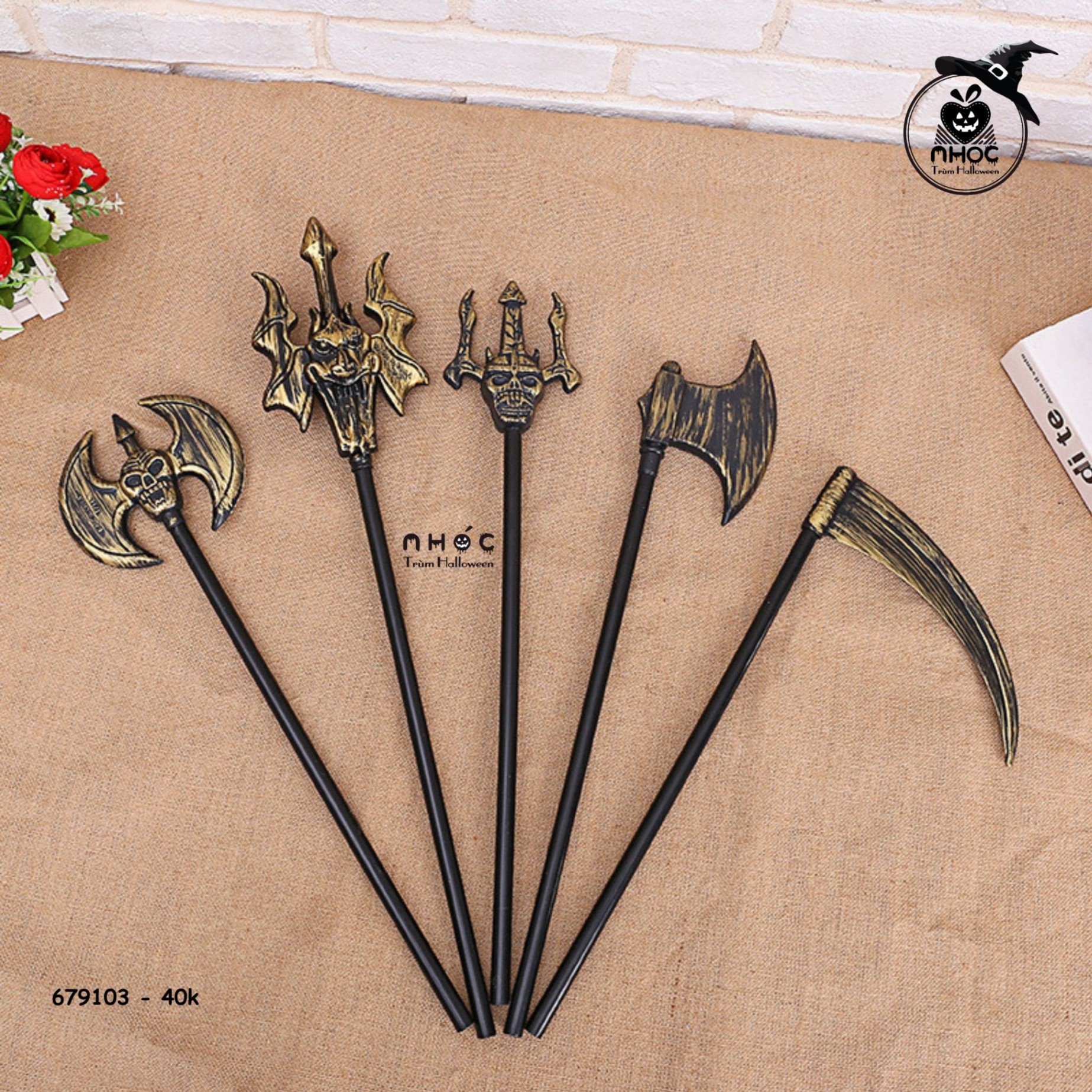 Vũ khí đồng - Rìu đầu lâu xương - 4001