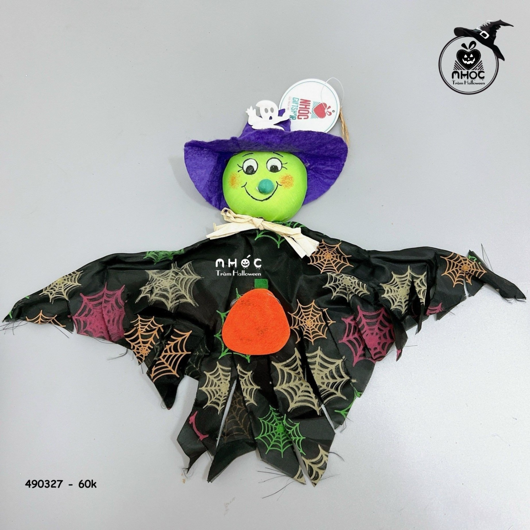 Ma boo treo nón ma trơi áo vải nhện - Đen - 6001