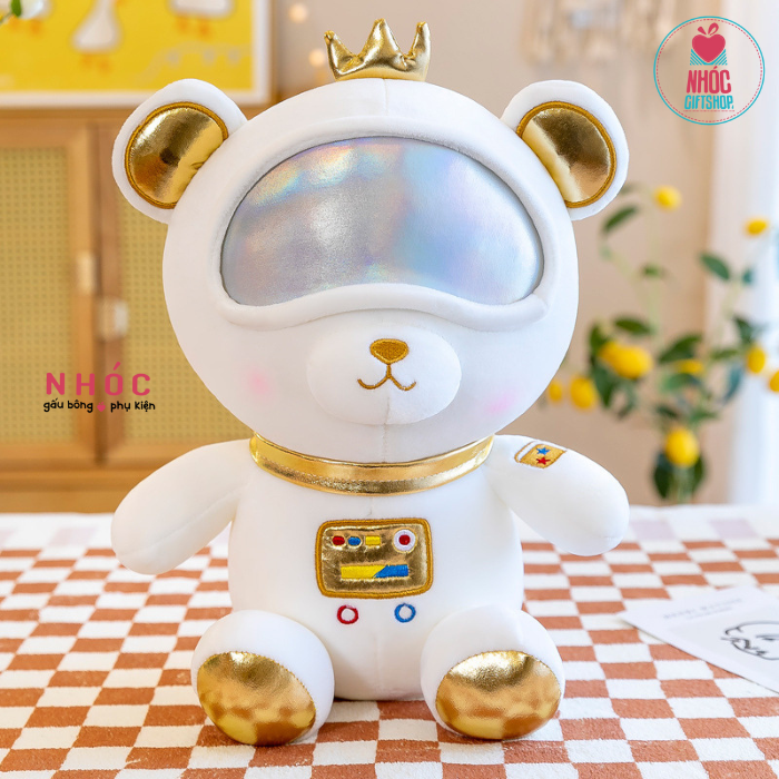 Thú bông nhỏ Gấu phi hành gia lông mịn - 8501