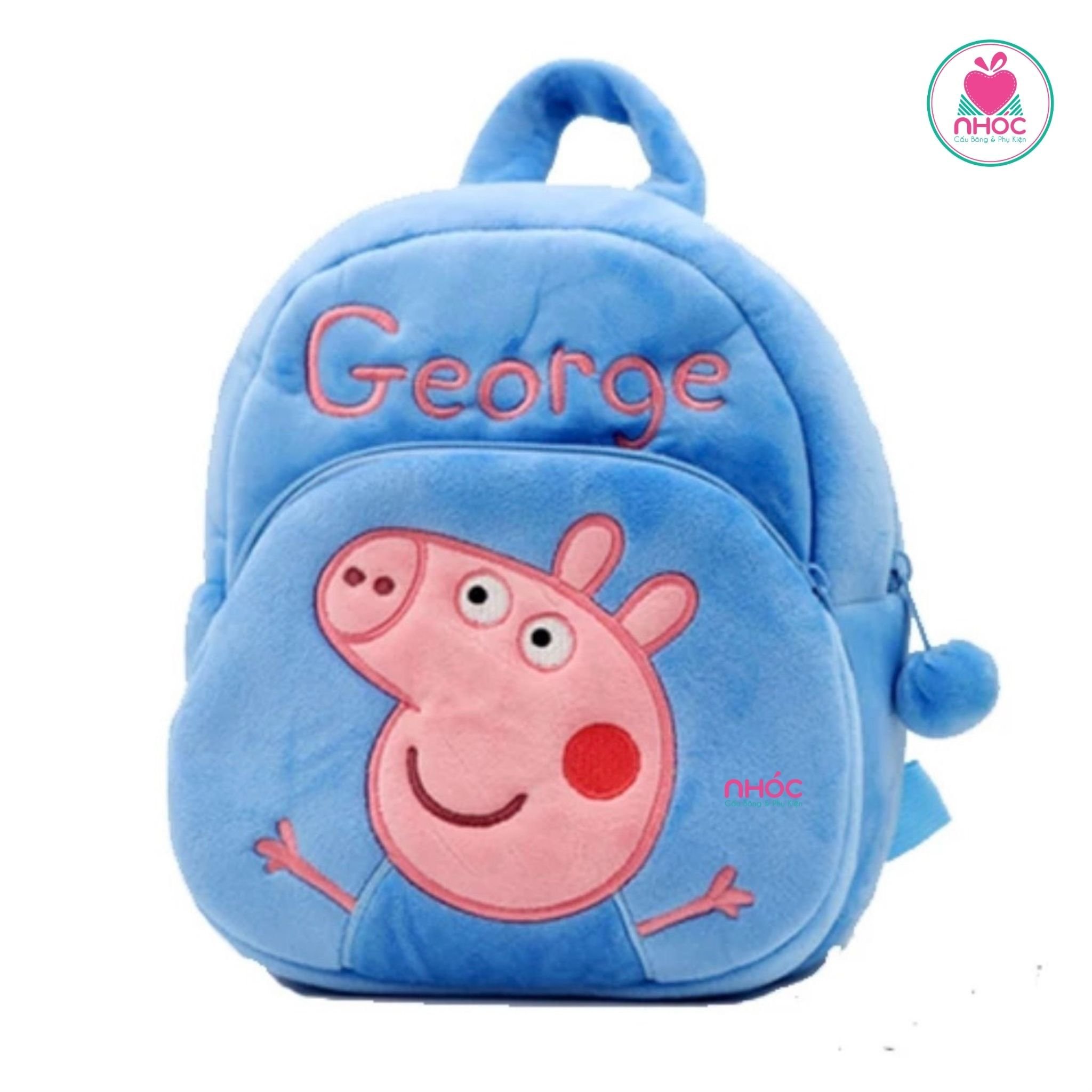 Balo bông heo Peppa - Xanh da trời - 15001