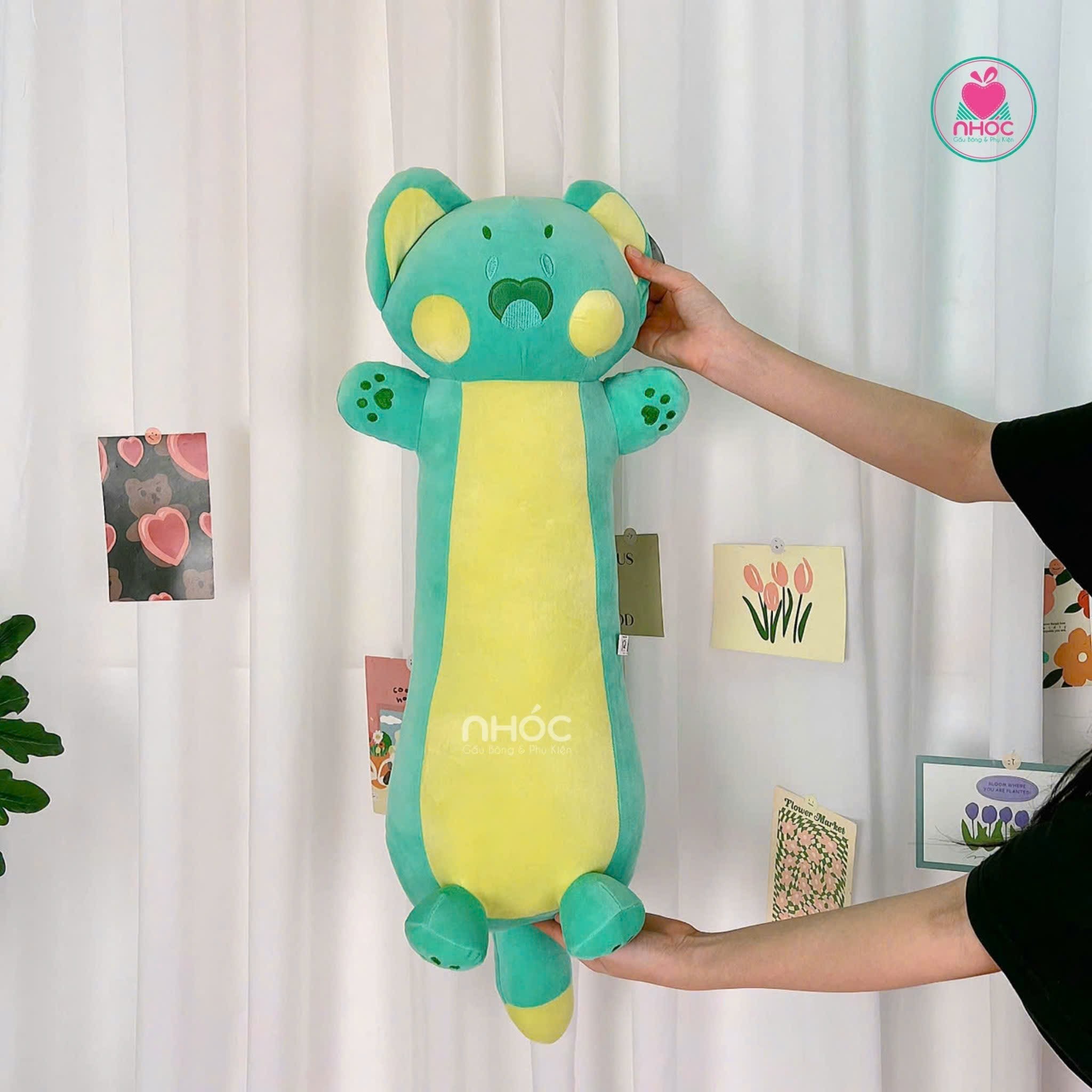 Gối ôm Mèo Dudu lông mịn TC - Xanh lá - 70280