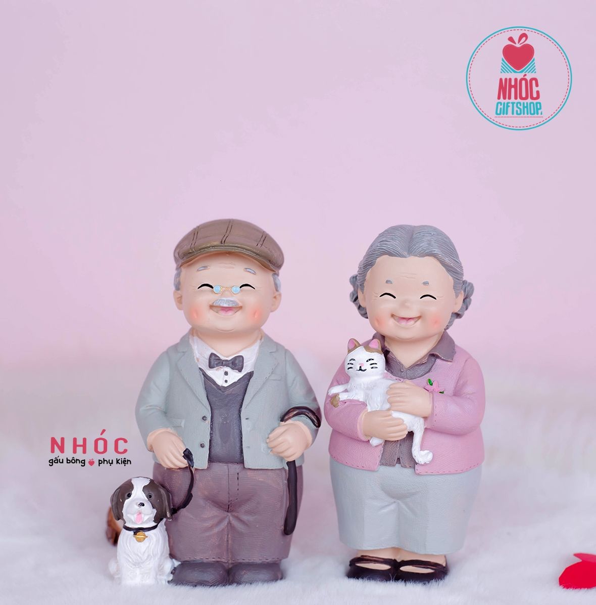 Tượng ông bà già đi dạo tán gẫu - 33001