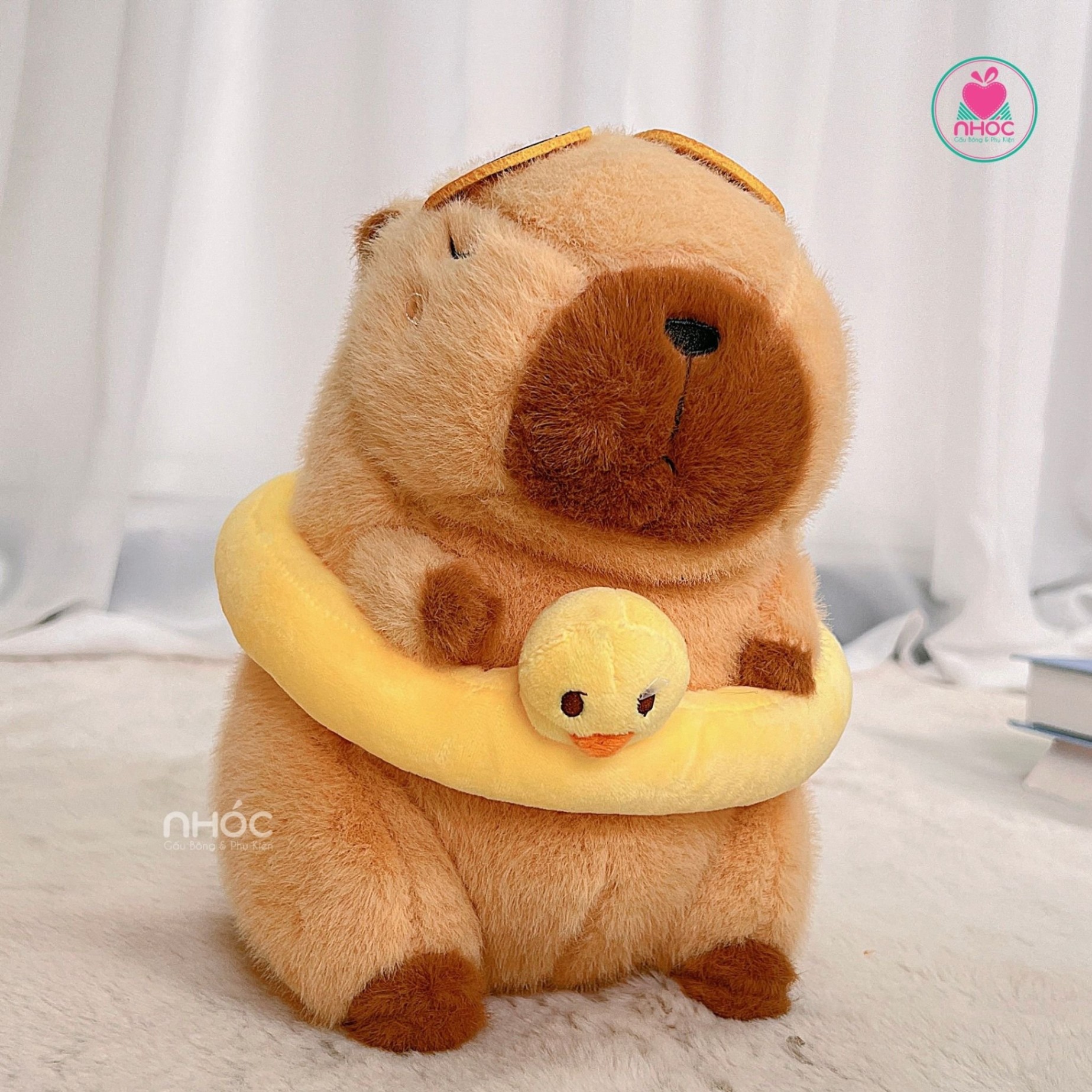 Thú bông Capybara Hawaii lông xù - Vịt - 30295