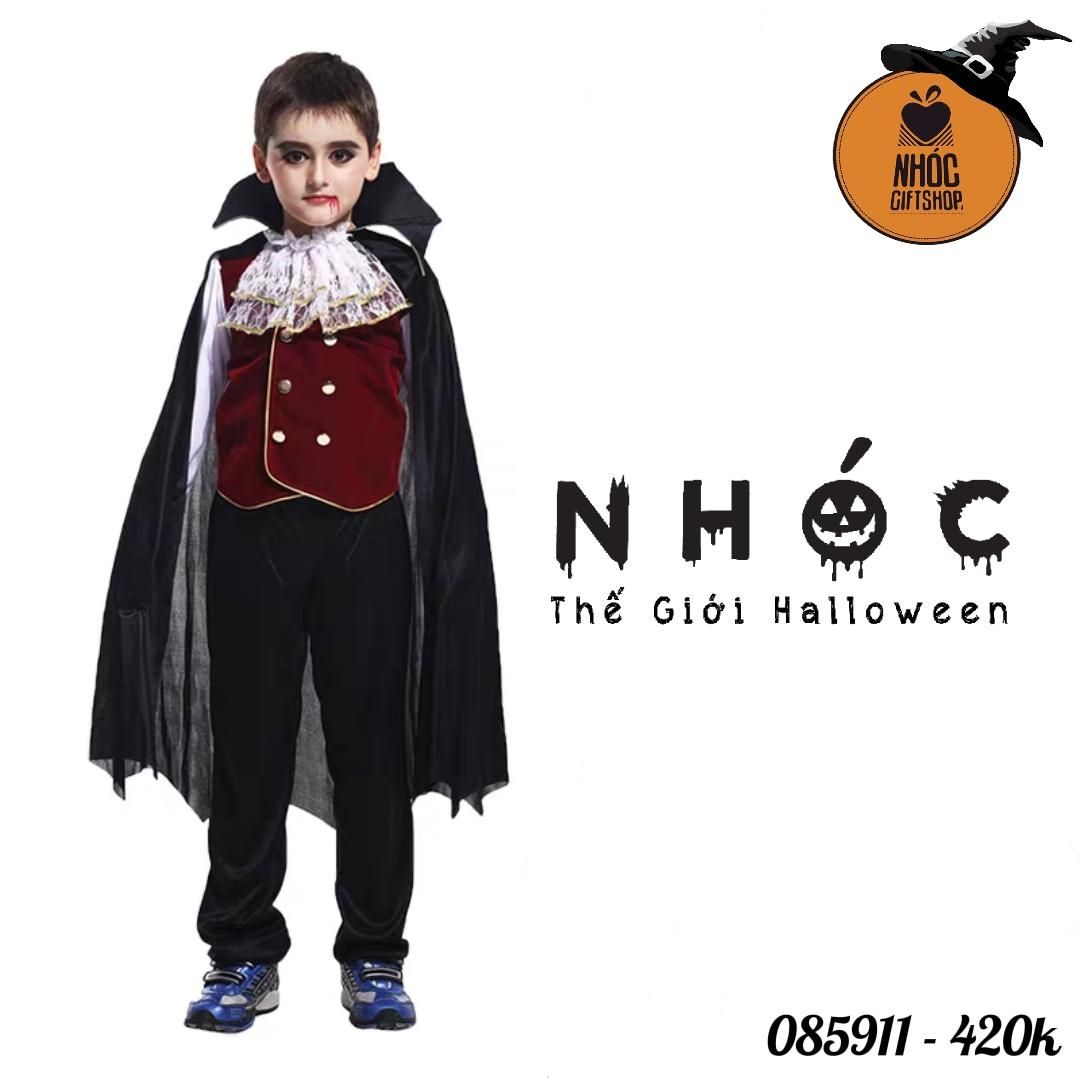 Bộ đồ TE bá tước Dracula vải nhung - Size L - 120480