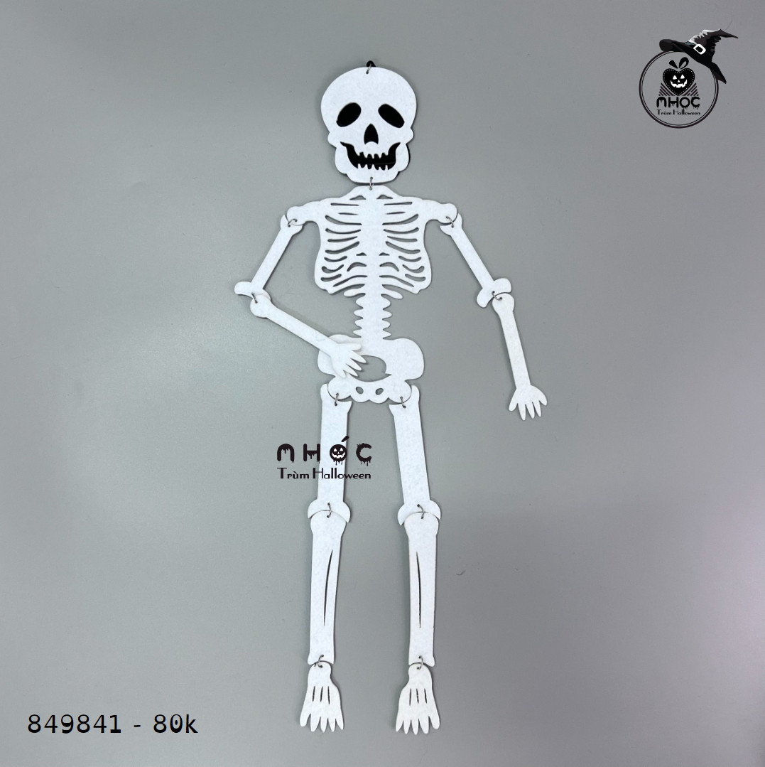 Bộ xương trang trí nỉ 5080
