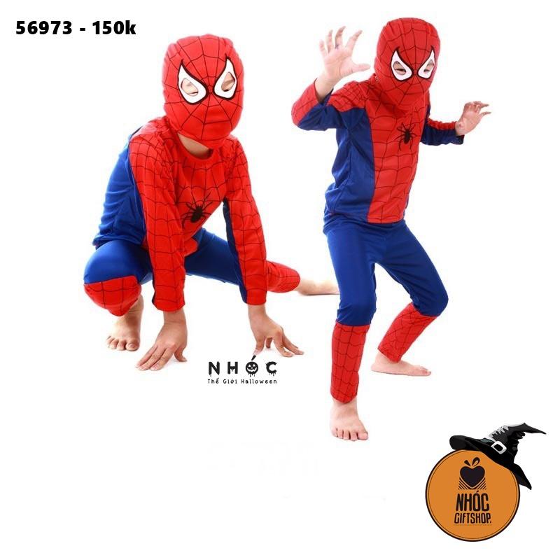 Bộ đồ Spiderman vải thun - Size M - 115150