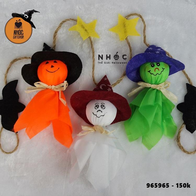 Dây trang trí bí ma boo dây thừng bộ 6 - 15001