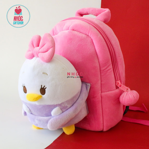 Balo cho bé thú rời Gà - Hồng - 24001