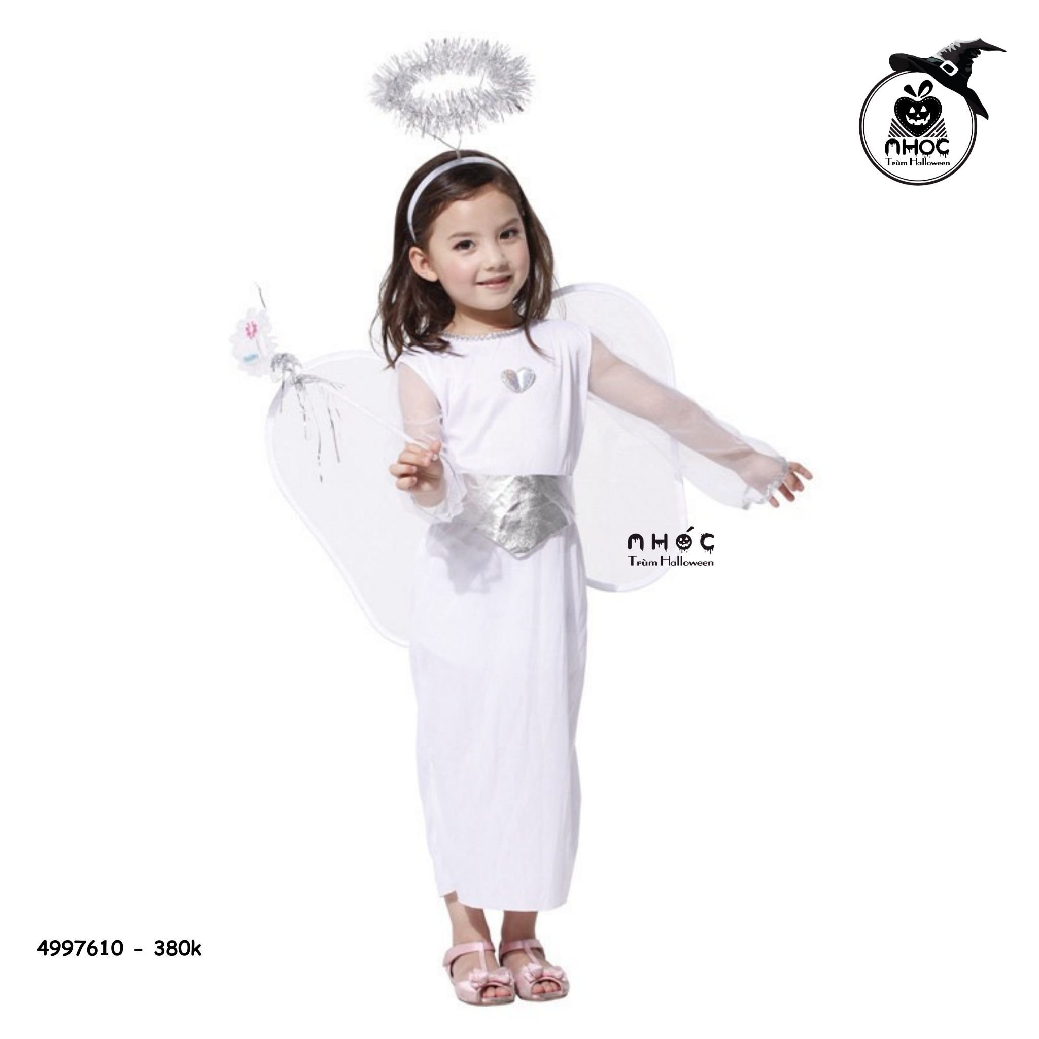 Đầm thiên thần Snow Angle combo cài cánh - Size XL - 140380
