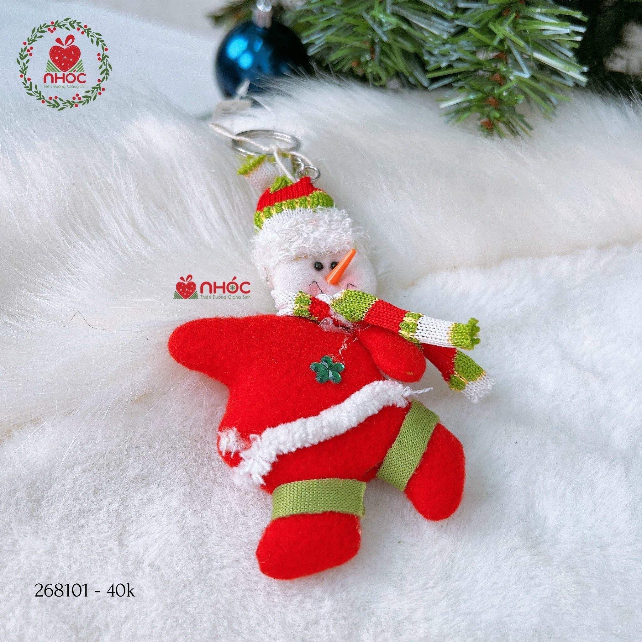 Móc khóa người tuyết noel 4001