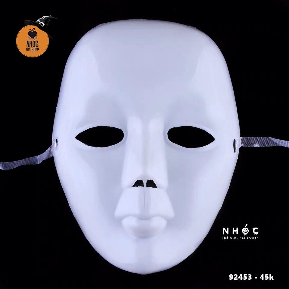 Mặt nạ nhựa nữ - Trắng - 4501
