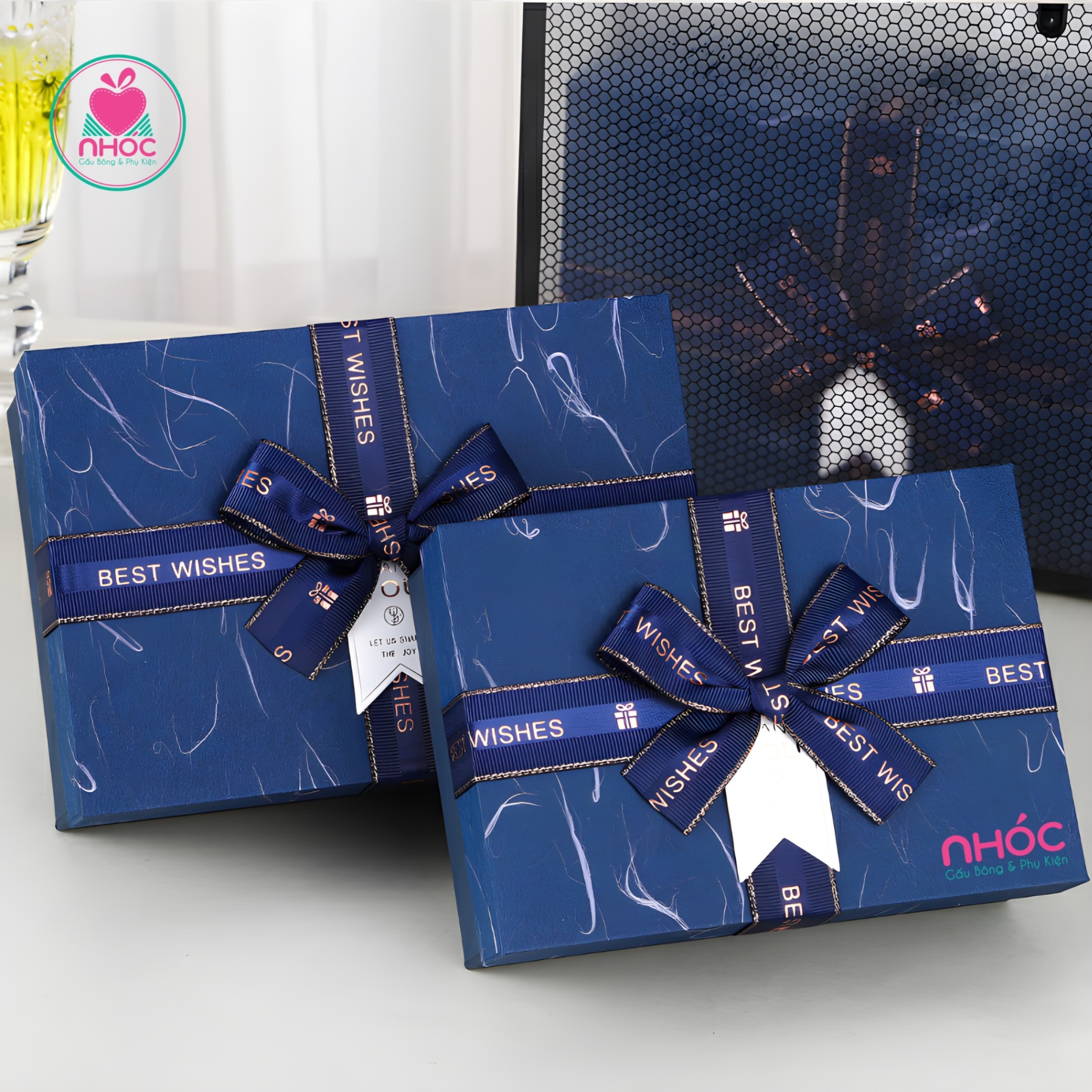 Hộp quà chữ nhật Hàn Quốc bộ - CN17 - 220*155*90 - 01100