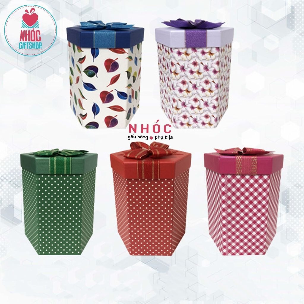 Hộp quà VN Lục giác 16 * 21 - 8001