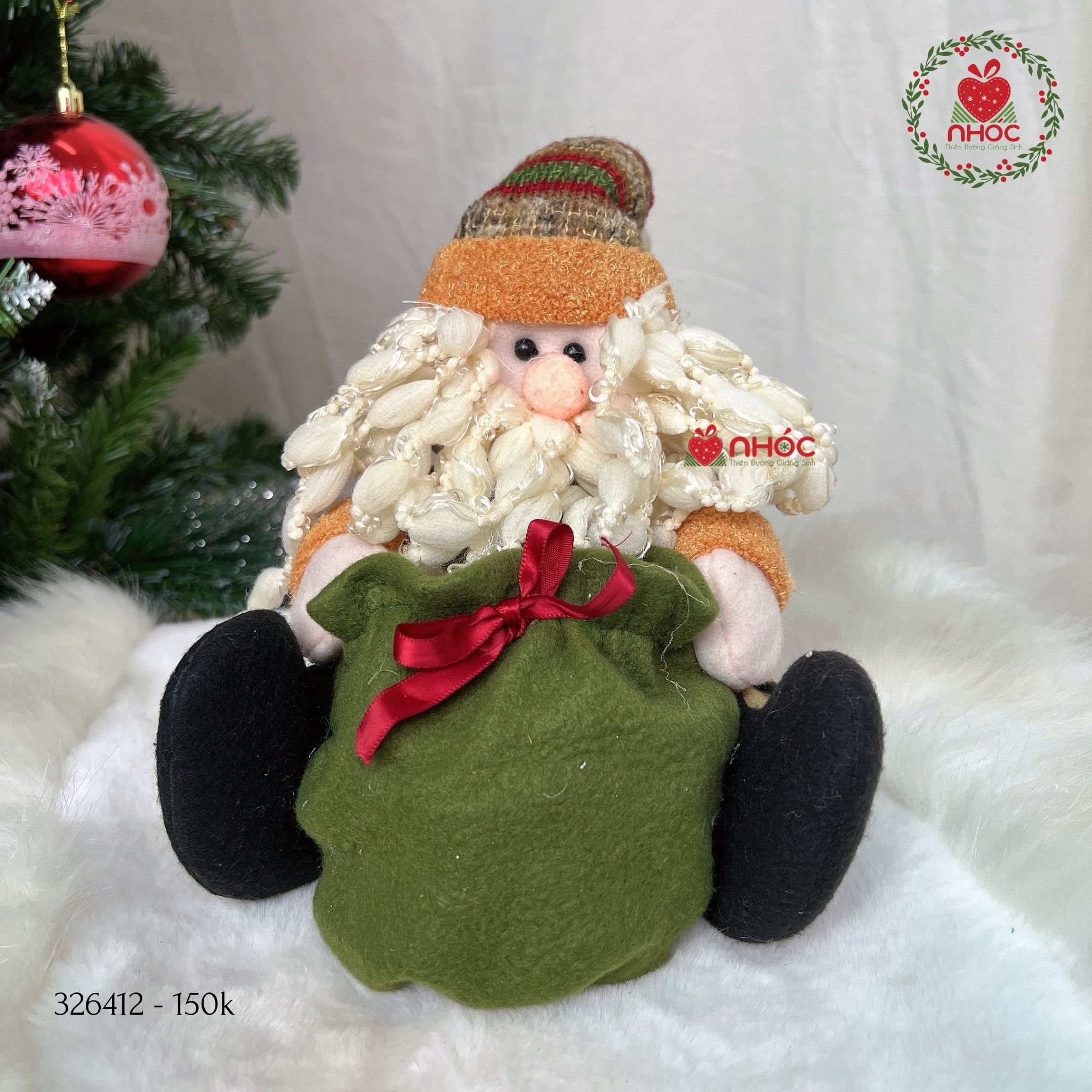 Thú bông Ông già noel ngồi - 20150