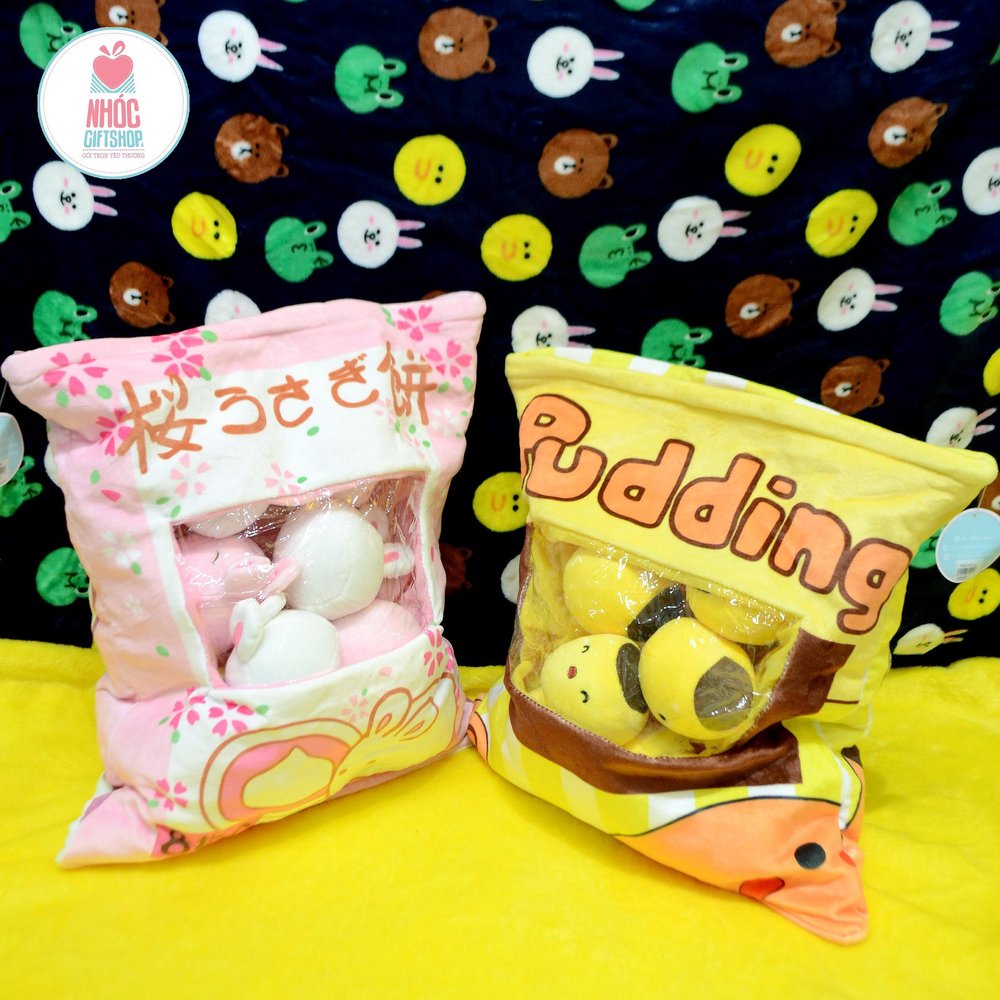 Gối bông túi thần kỳ Gudetama - Vàng - 40350