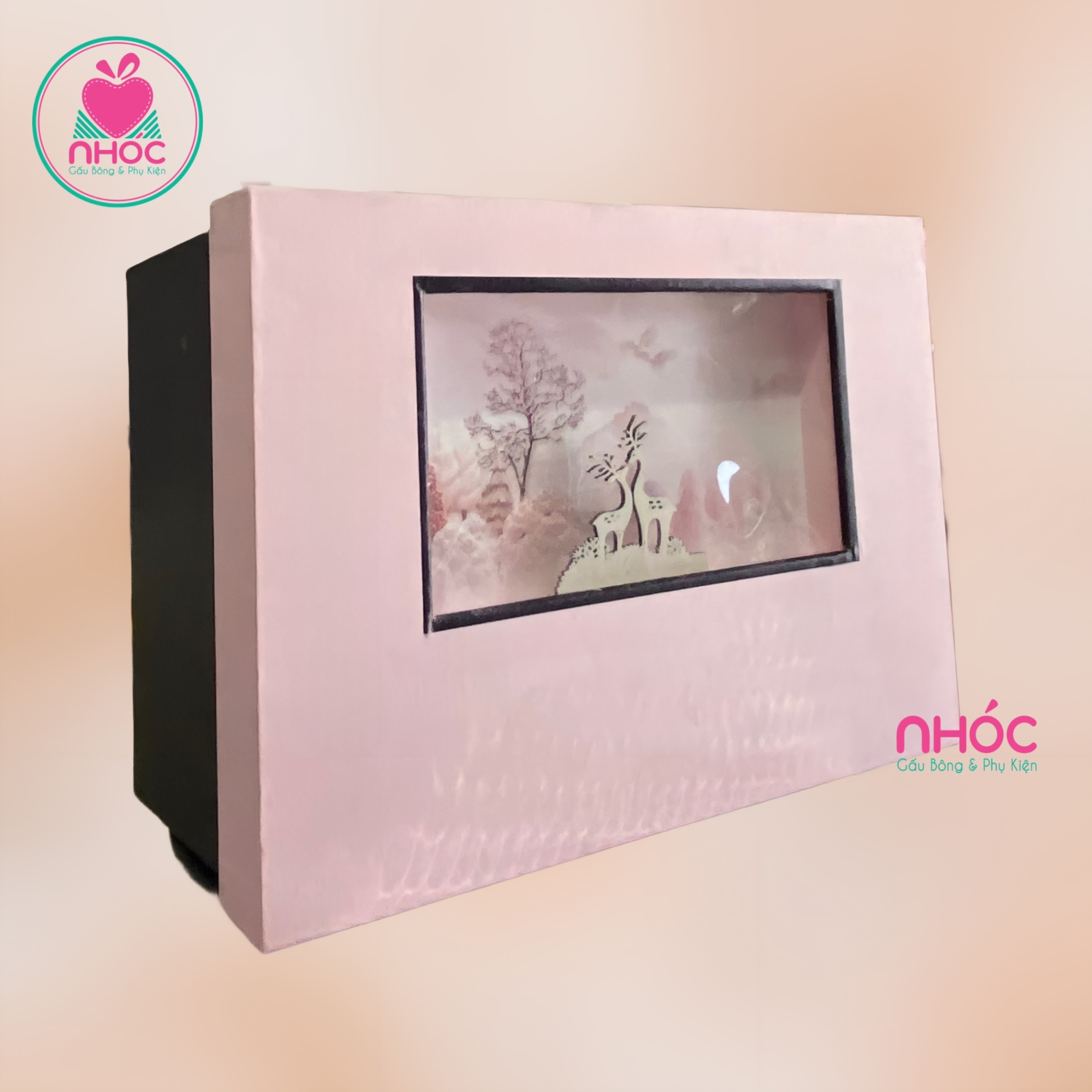 Hộp quà hàn quốc chữ nhật bộ - 03120