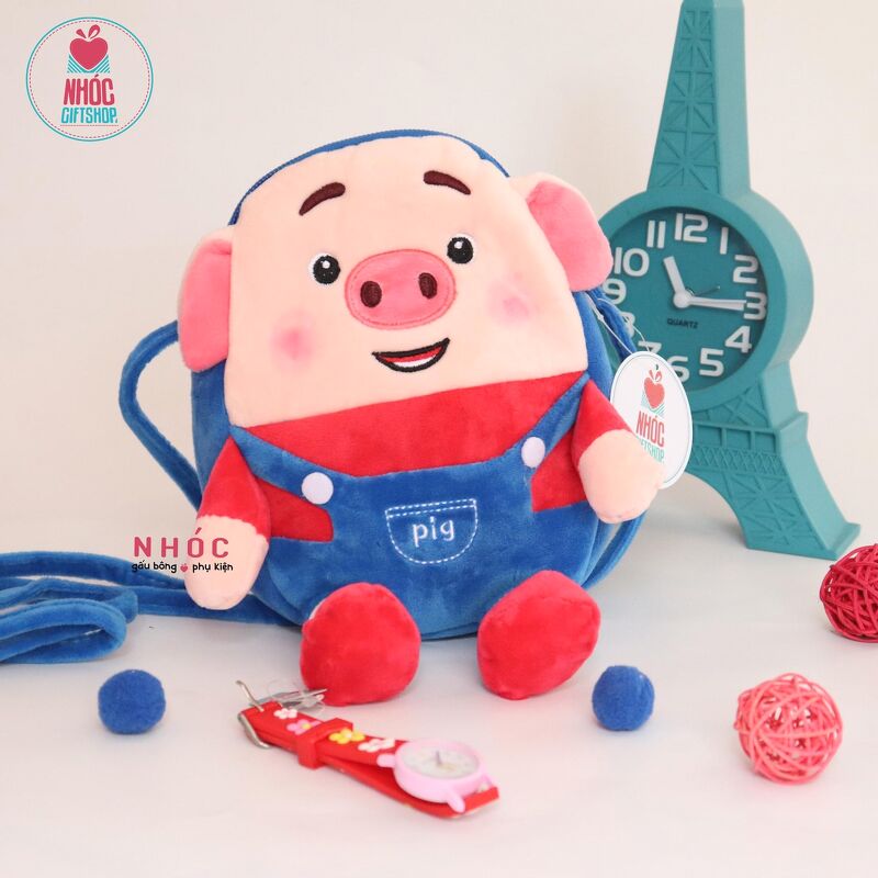 Túi đeo chéo cho bé Heo tik tok - 12001