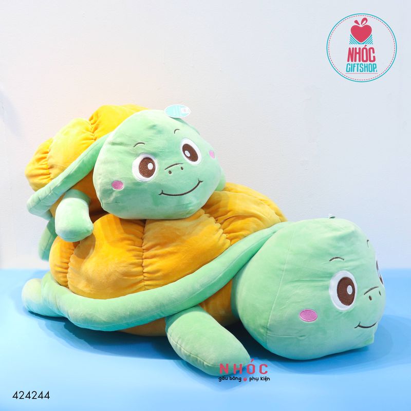 Thú bông Rùa bí ngô lông mịn - Vàng - 75580