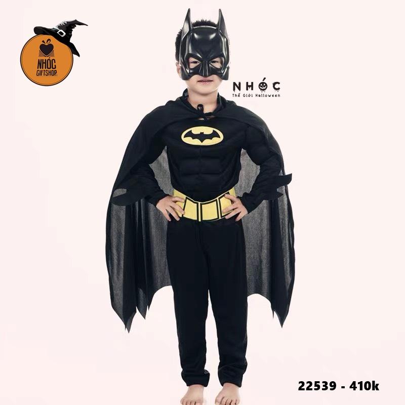 Bộ đồ TE Batman tay phồng vải thun - Size 5 - 85410