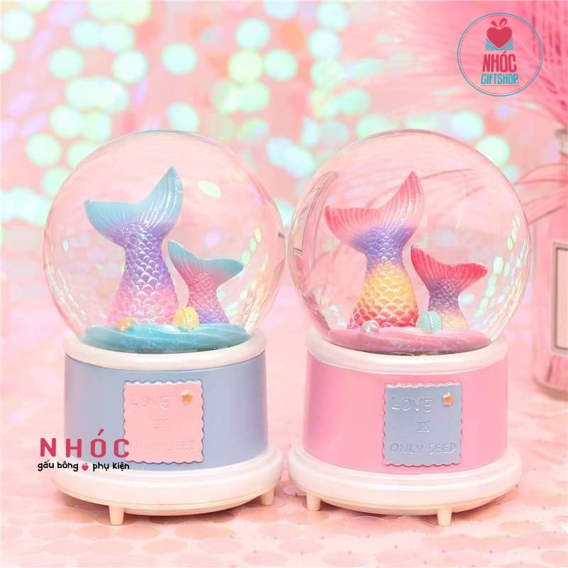 Cầu tuyết đuôi cá phun tuyết nhạc đèn - 29001