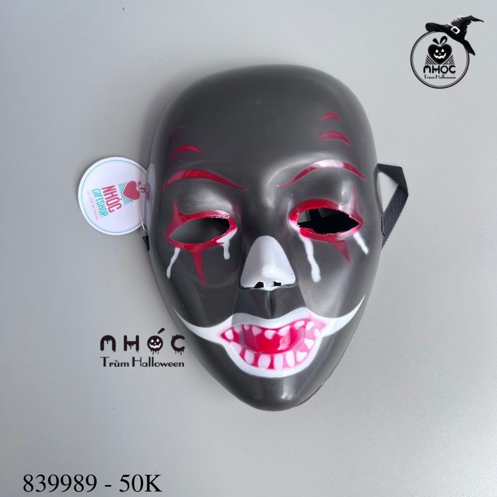 Mặt nạ nhựa ma nữ máu - Đen - 5001