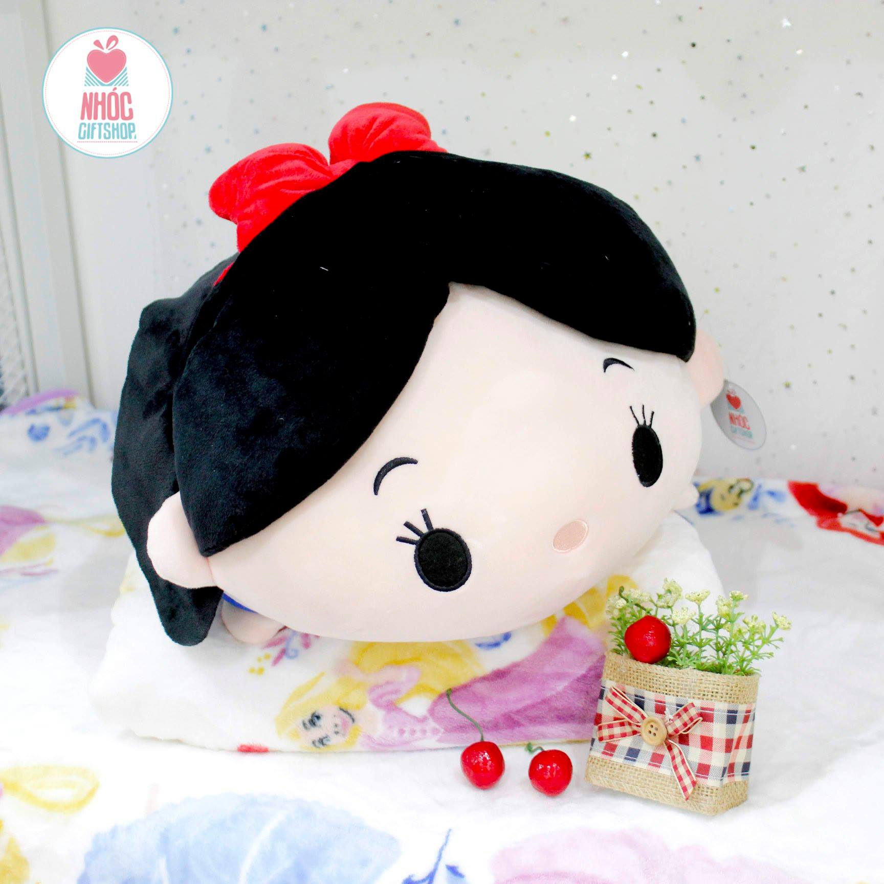 Gối mền công chúa disney Bạch tuyết lông mịn - 50420