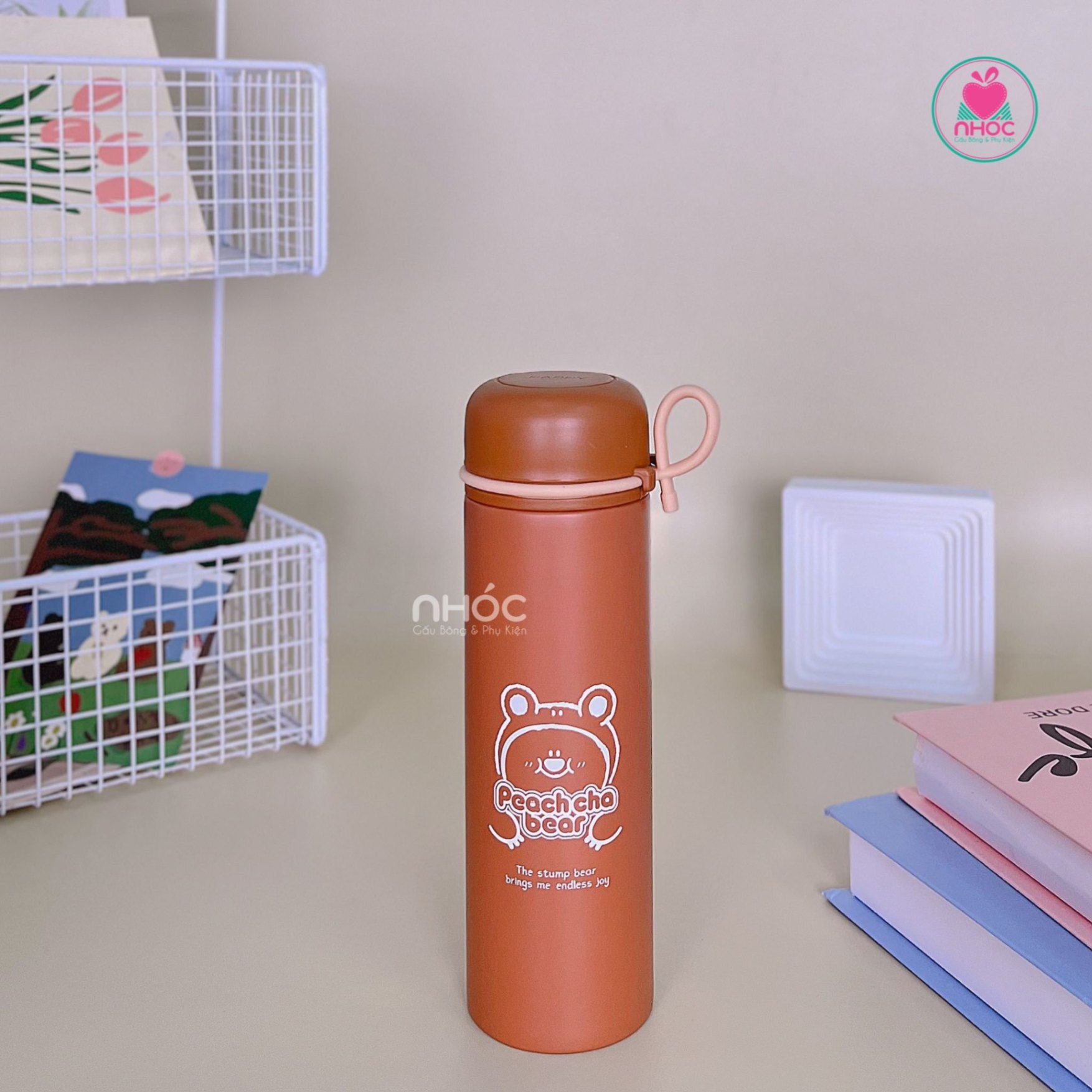 Bình giữ nhiệt Bear - Nâu - 240180