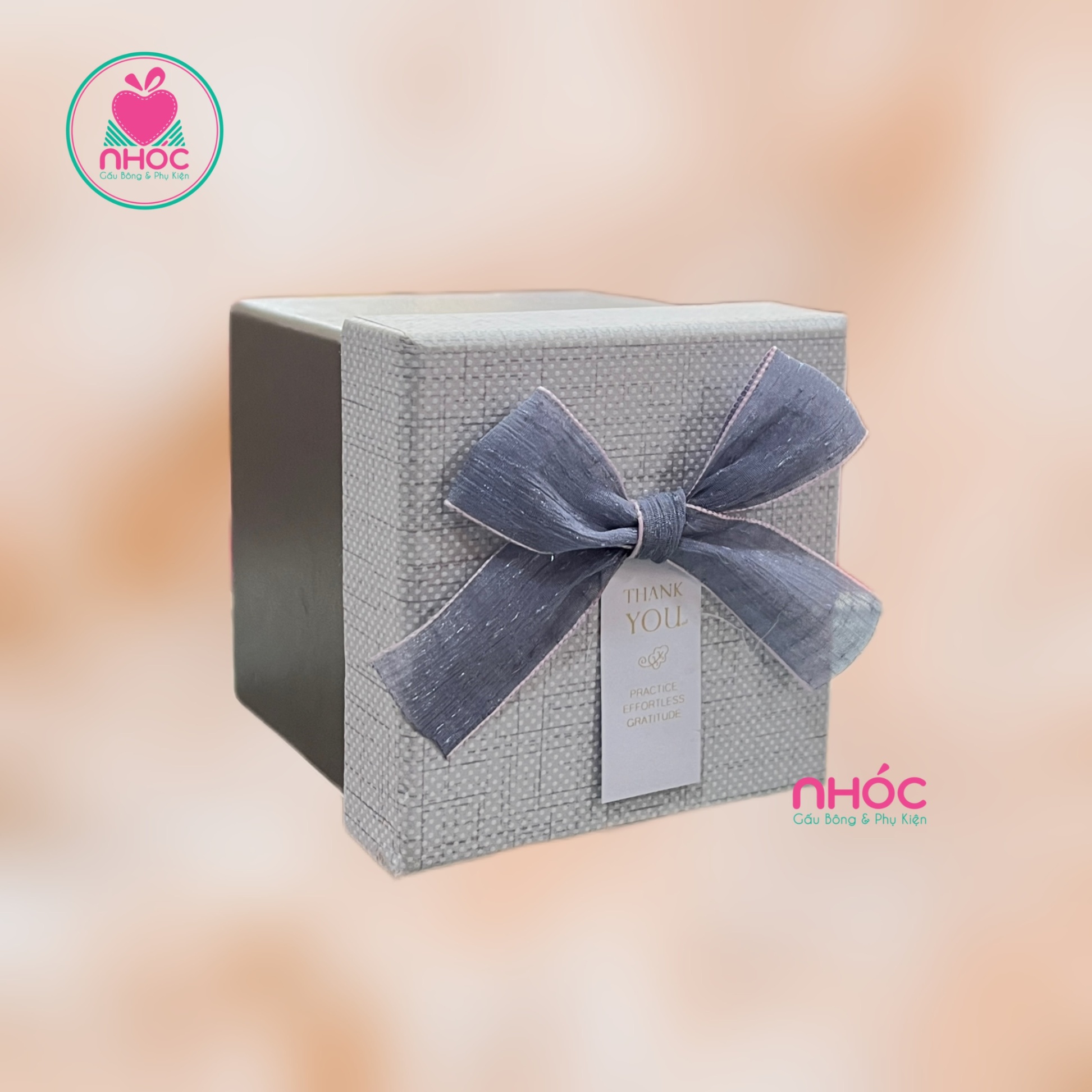 Hộp quà Hàn quốc vuông nhỏ - 9*9*9 - 6001