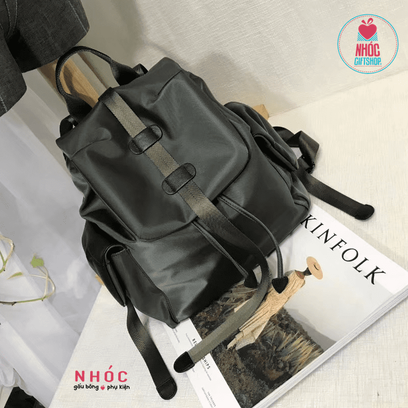Balo vải con cóc - 34001 - Xanh lá cây