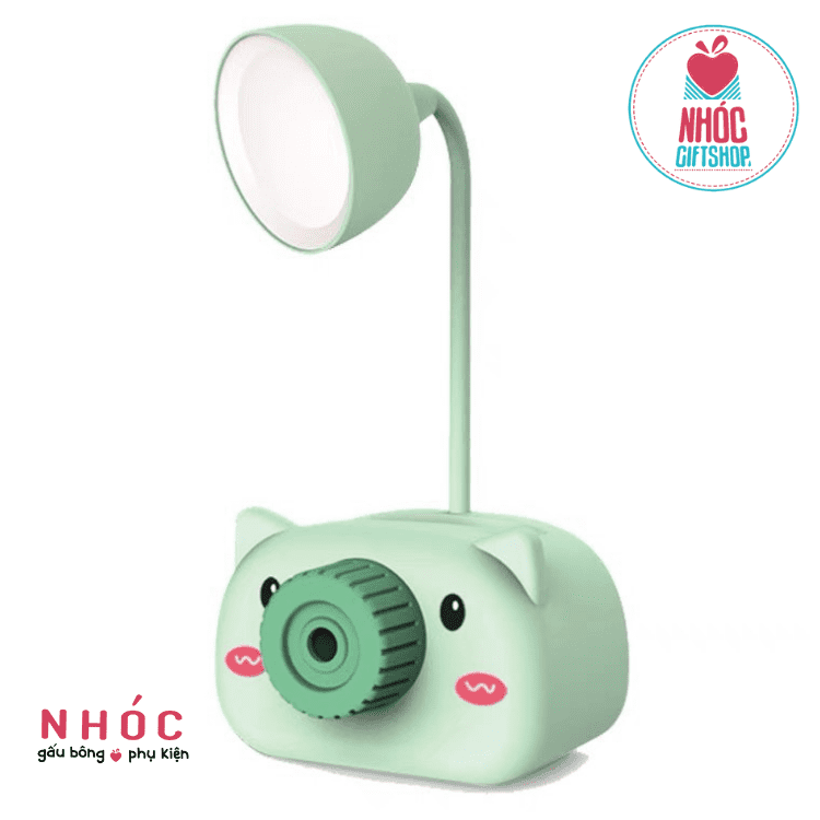 Đèn ngủ heo 4 trong 1 - Xanh lá - 14001