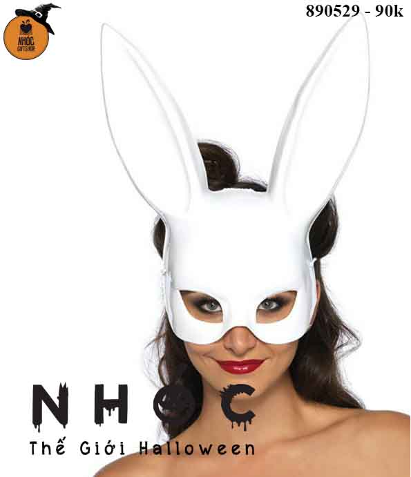 Mặt nạ nửa mặt thỏ - 9001 - Trắng