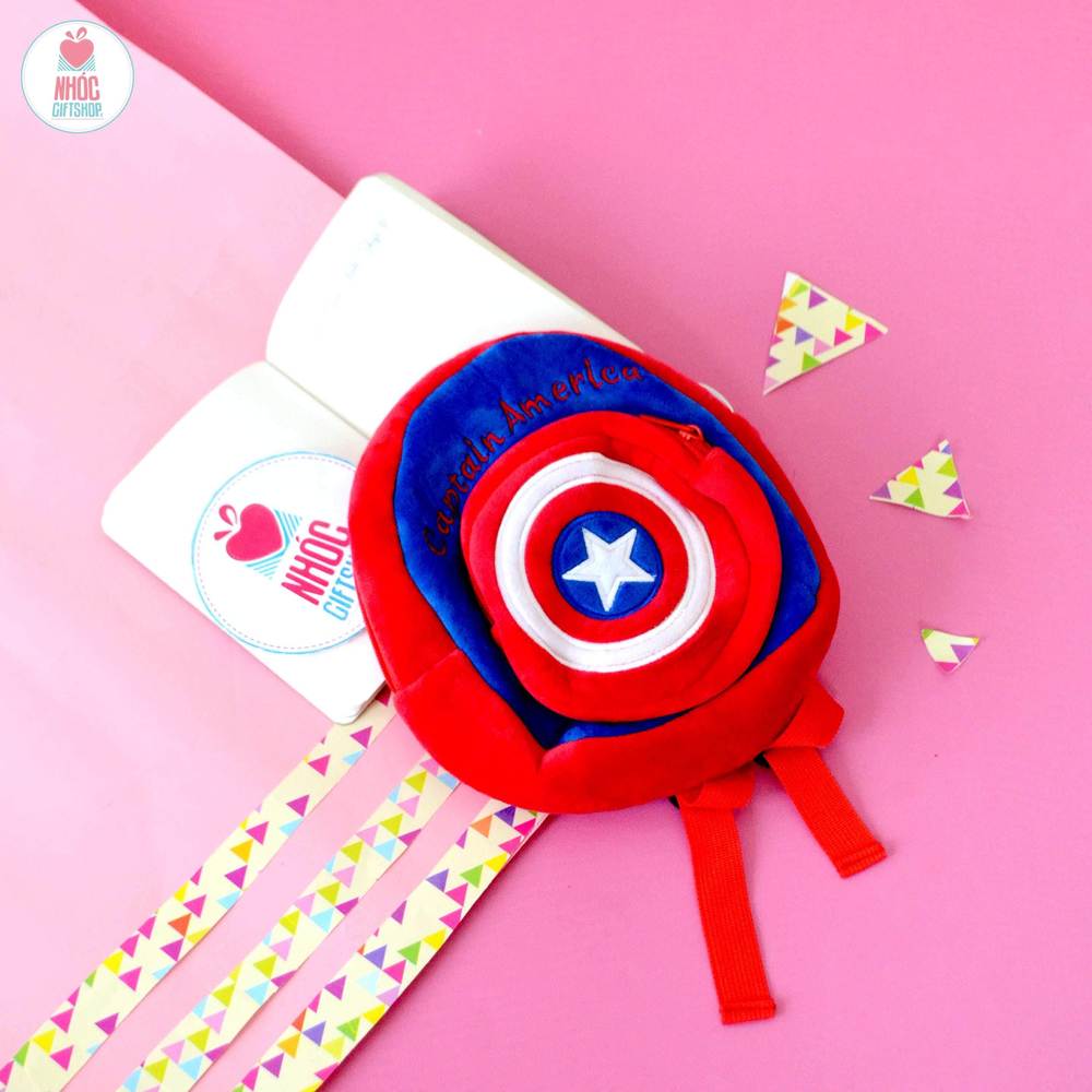 Balo bông Marvel - Captain America - 15001