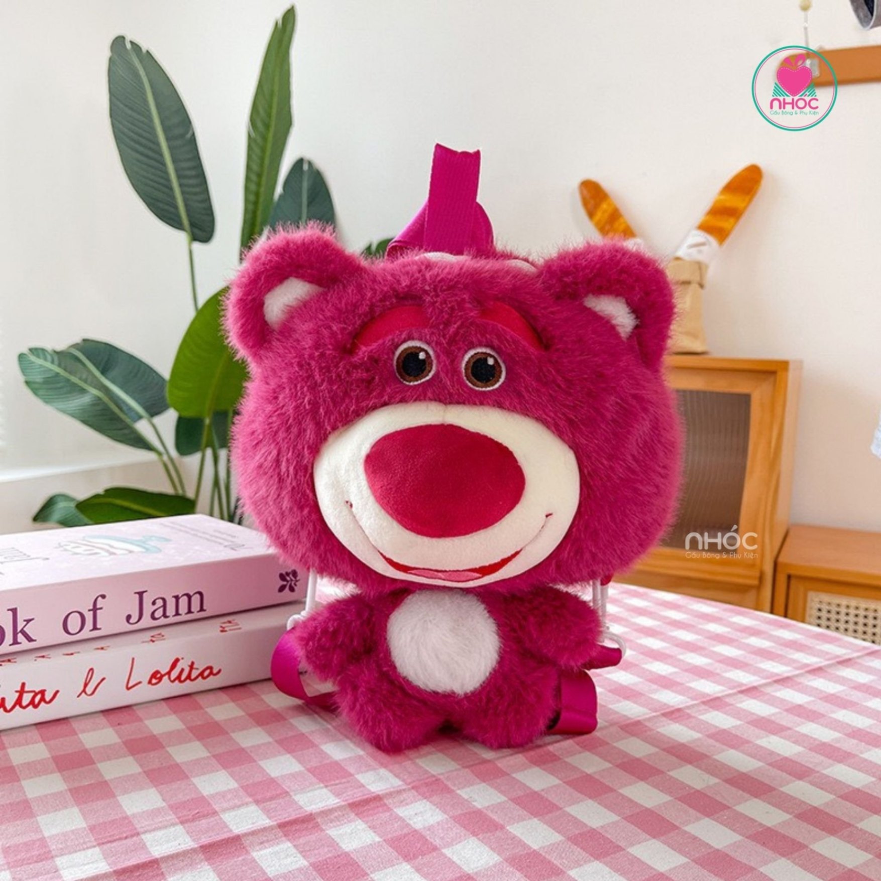 Balo bông kiểu thú lông xù - Toy - 30180