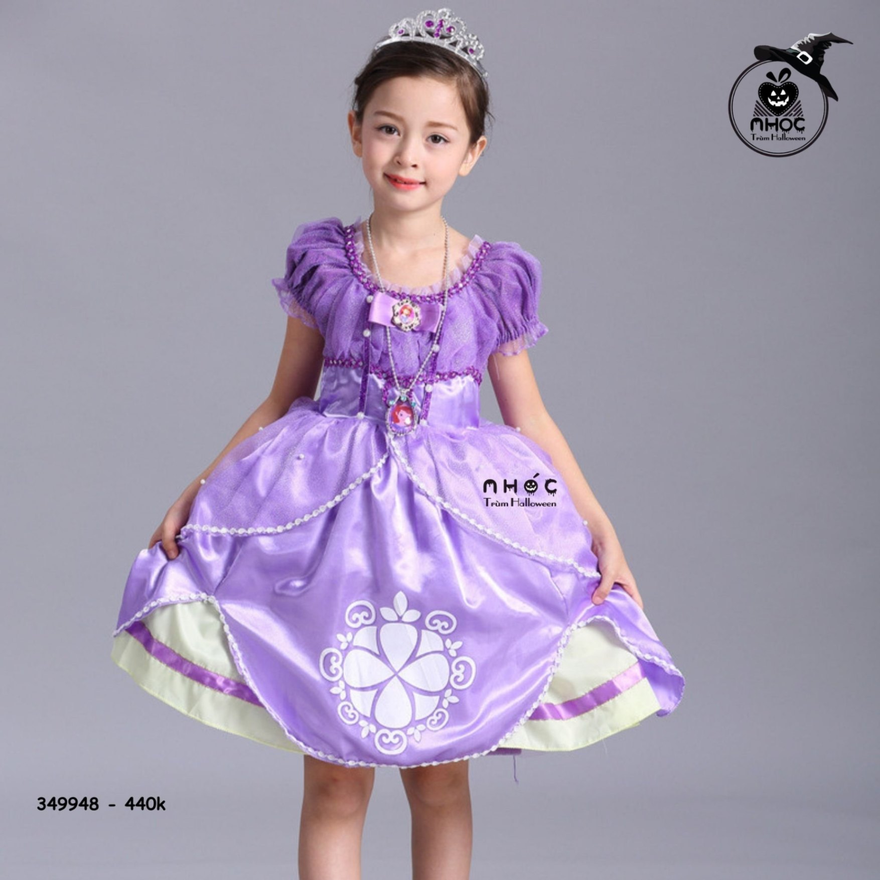 Đầm trẻ em công chúa sofia 44001