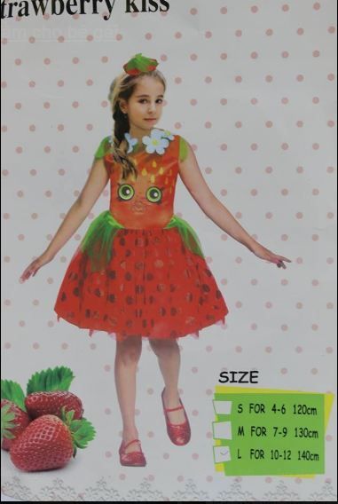 Đầm kiểu trái dâu váy voan kim tuyến combo cài - Size M - 65330