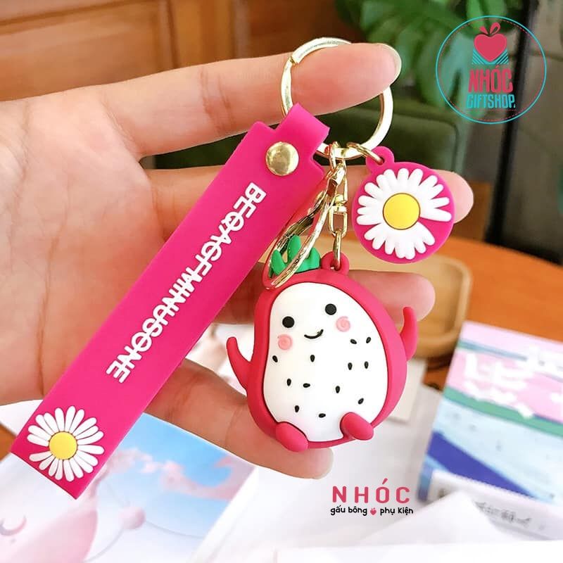 Móc khóa poly dẻo trái thanh long - 5001