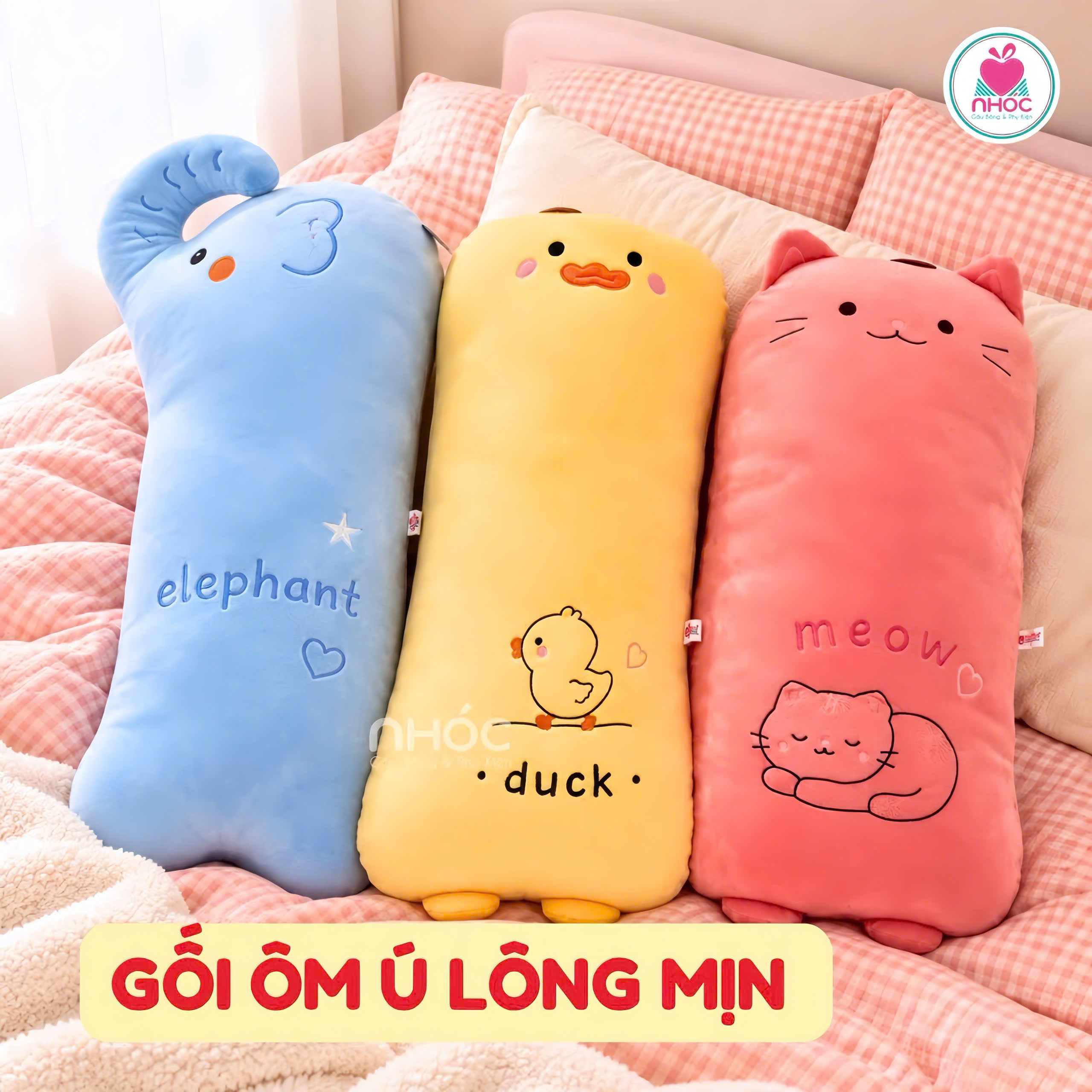 Gối ôm ú lông mịn TC