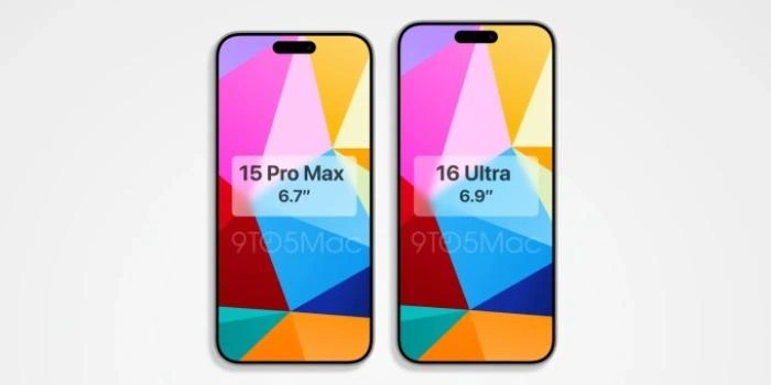 Apple sẽ tăng kích thước màn hình trên iPhone 16 Pro Max