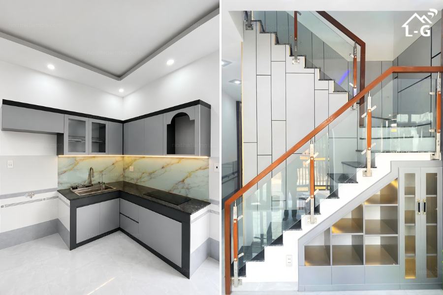 Thi Công Nội Thất Trọn Gói Nhà Phố Cần Giuộc, Long An