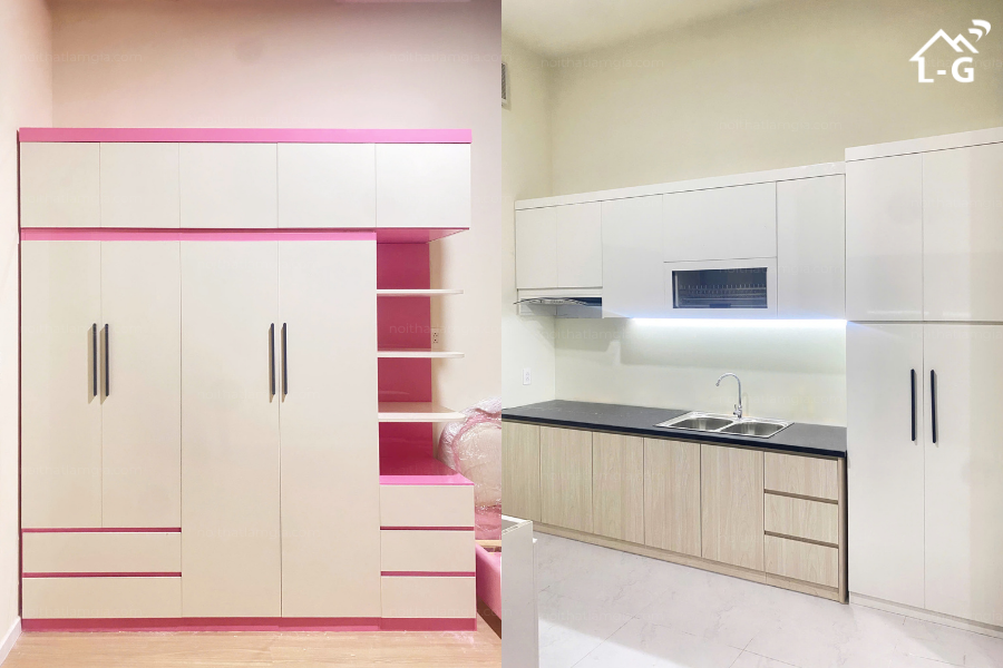 Thi Công Nội Thất Trọn Gói 2 Phòng Ngủ Thuận An, Bình Dương