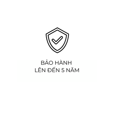 Bảo hành lên đến 5 năm