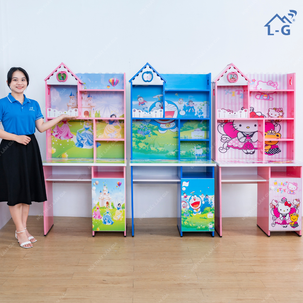 Bàn Học Sinh Nhựa Đài Loan Lâm Gia In 3D (BHSNDBLGI3D)